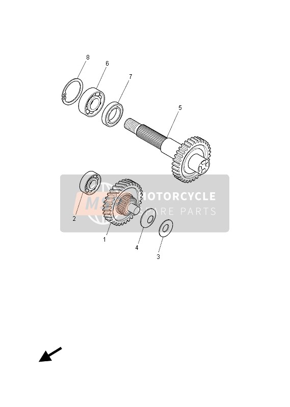 Yamaha YN50E 2013 Transmission pour un 2013 Yamaha YN50E